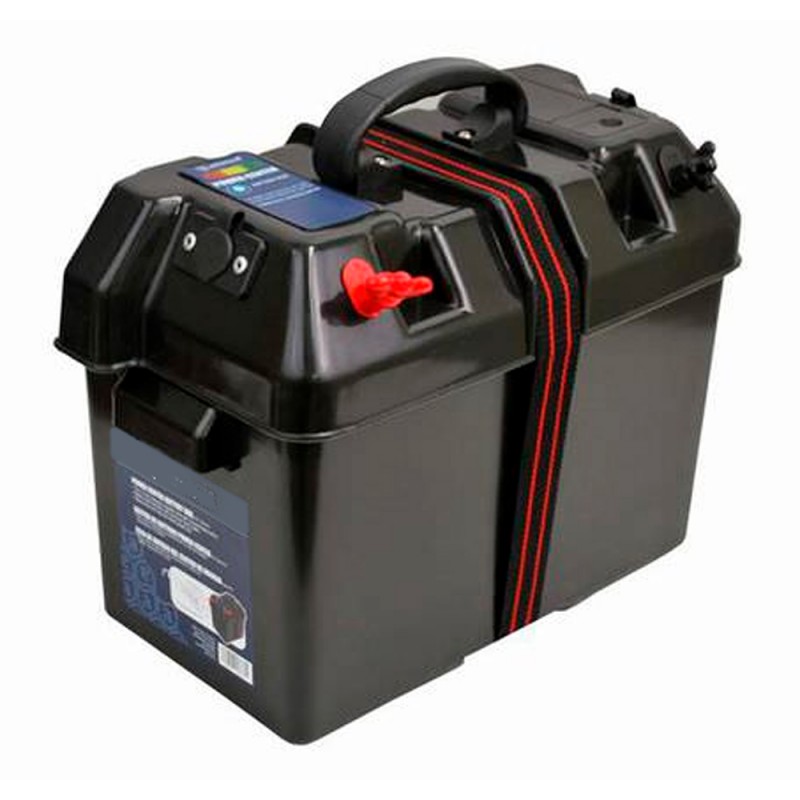 Bac à batterie coffret d énergie 100 A 420 x 225 x 340 mm