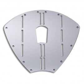 Protection de proue - inox AISI 316 - 320 x 270 mm - avec passage pour anneau