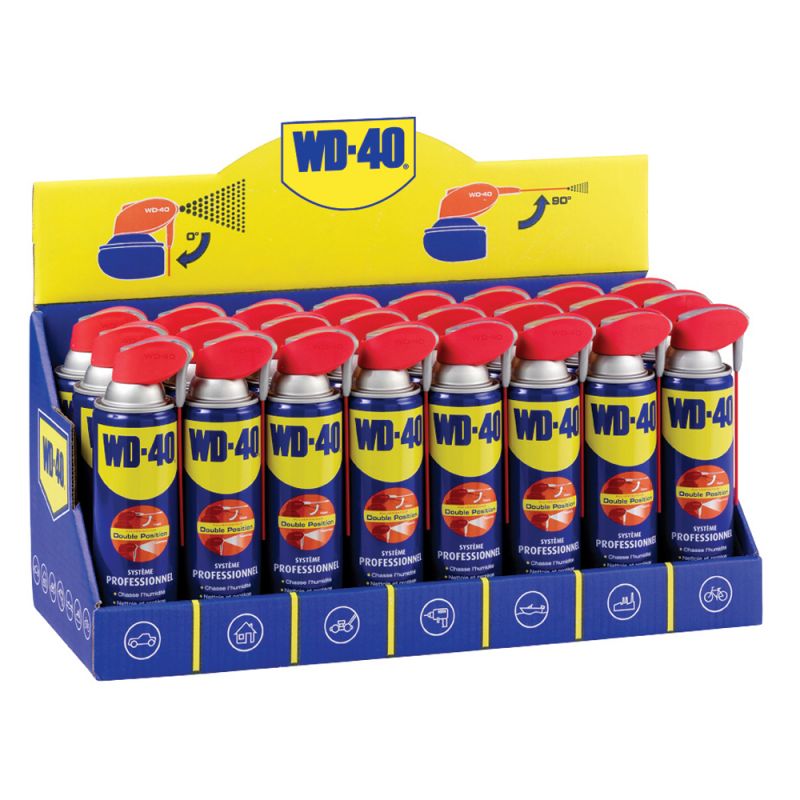WD40 Produit Lubrifiant Multifonction Spray 500ml double position