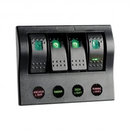 Tableau électrique série PCP Compact 4 interrupteurs