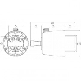 Pack direction hydraulique hors-bord 150 CV - latéral
