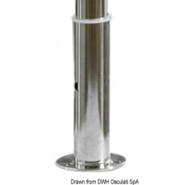 T-Top en tube  inox Ø35 mm avec porte-canne
