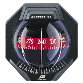 Compas Contest 130 cloison verticale, noir, rose rouge