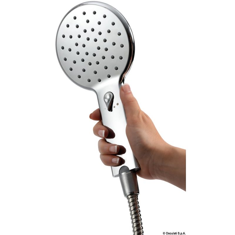 Coffret Douche à Encastrer OSCULATI Adriana - Tuyau Inox 4 M - Pour Bateau, Van, Camping-car