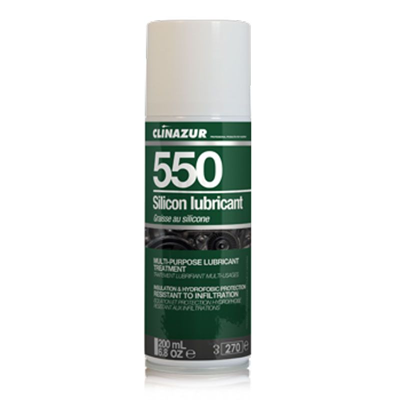 Graisse silicone - spray de 200ml - CLIA-550