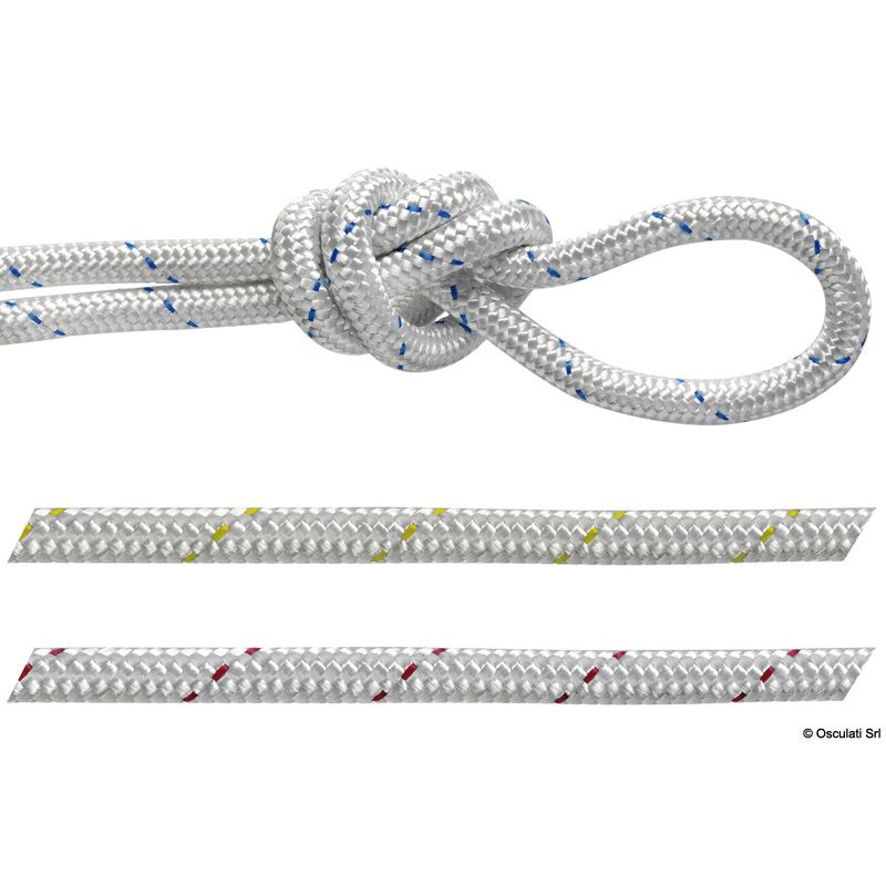 Cordage - Drisse - Ecoute polyester tressé - ø4 mm Cordage - Drisse - Ecoute polyester tressé - ø4 mm