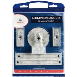 Kit anodes aluminium pour Mercury pour VERADO 4 / OPTIMAX