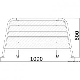Passerelles arrières pour voiliers - largeur de 840 à 1310 mm