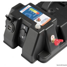 BOITE A ENCASTRER AVEC COUPE BATTERIE 100A ET VOLTMETRE
