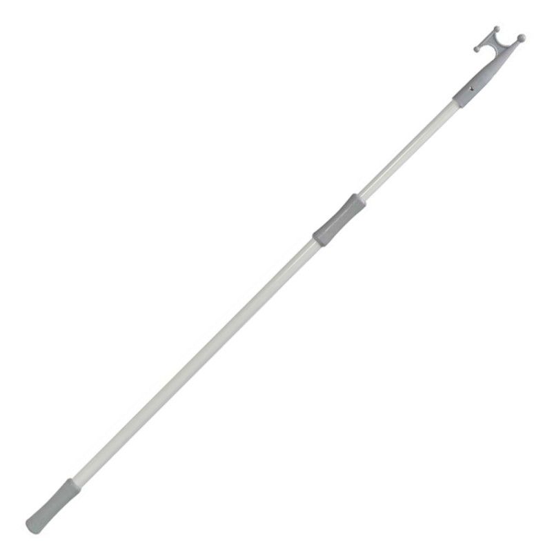 Trem Gaffe Aluminium 25 Mm - 1.60 M Avec Crochet Nylon