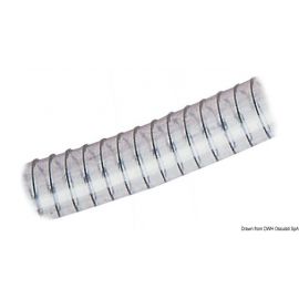 Tuyau PVC avec spiral en acier - Ø interne 12 à 80 mm