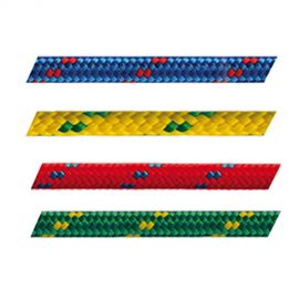 Double tresse à faible étirement