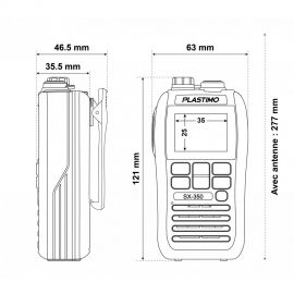 VHF portable SX-350