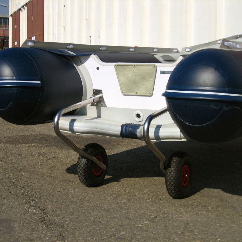 Roues de halage pour annexe avec flaps arrière Roues de halage pour annexe avec flaps arrière