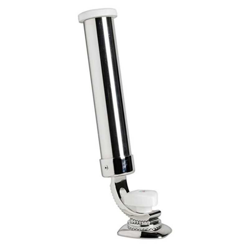 Porte canne inox sur platine