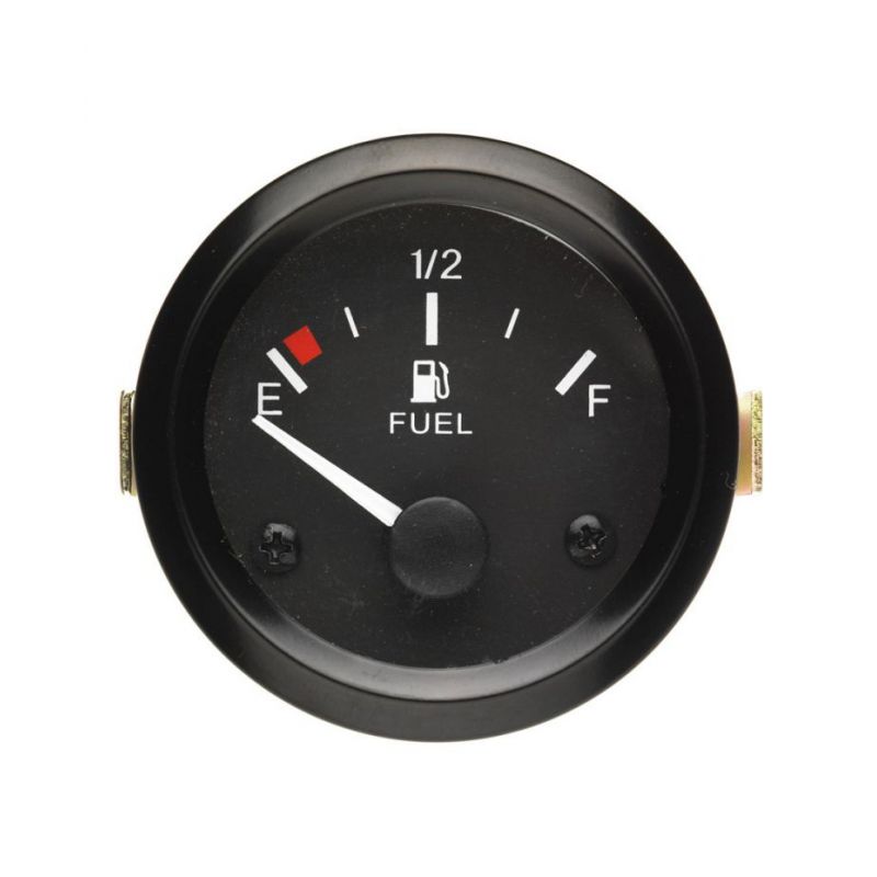 Afficheur niveau de carburant 240-33 Ohms - Ecoline - Ø 52 mm - Fond noir