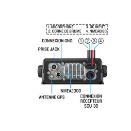 VHF Fixe GX2400 - ASN - GPS - AIS