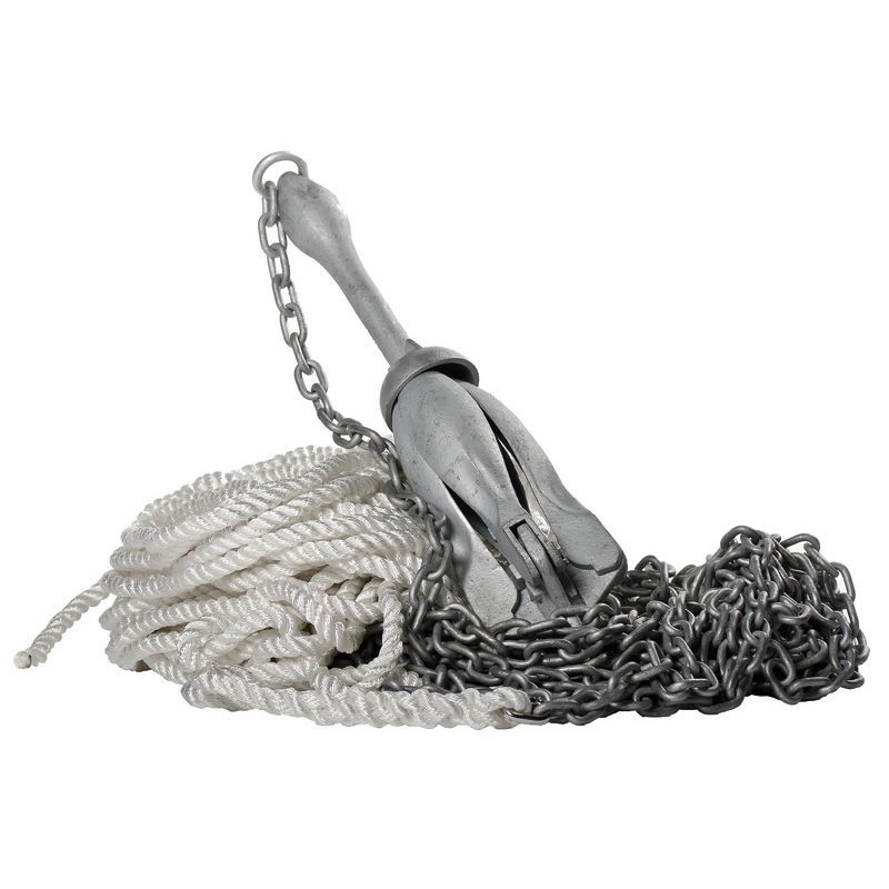 Kit de mouillage ancre grappin+cordage+chaine+manille