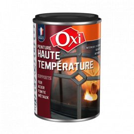 Peinture OXI haute température - noir satin 125 ou 250 ml