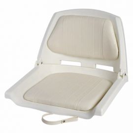 Siège à dossier rabattable avec coussin