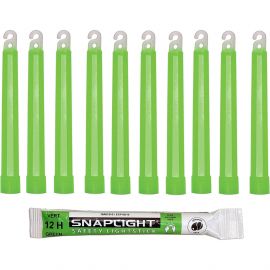 Baton lumineux Snaplight - vert - Boite de 10