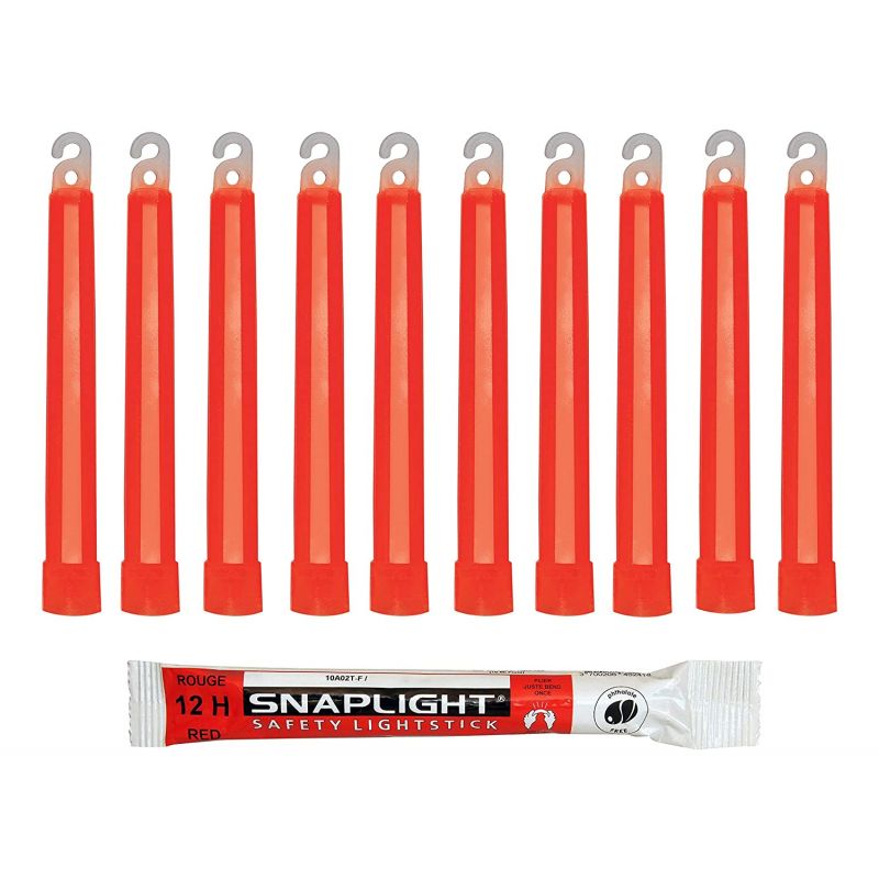Baton lumineux Snaplight - rouge - Boite de 10