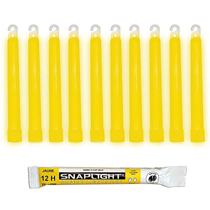 Baton lumineux Snaplight - jaune - Boite de 10