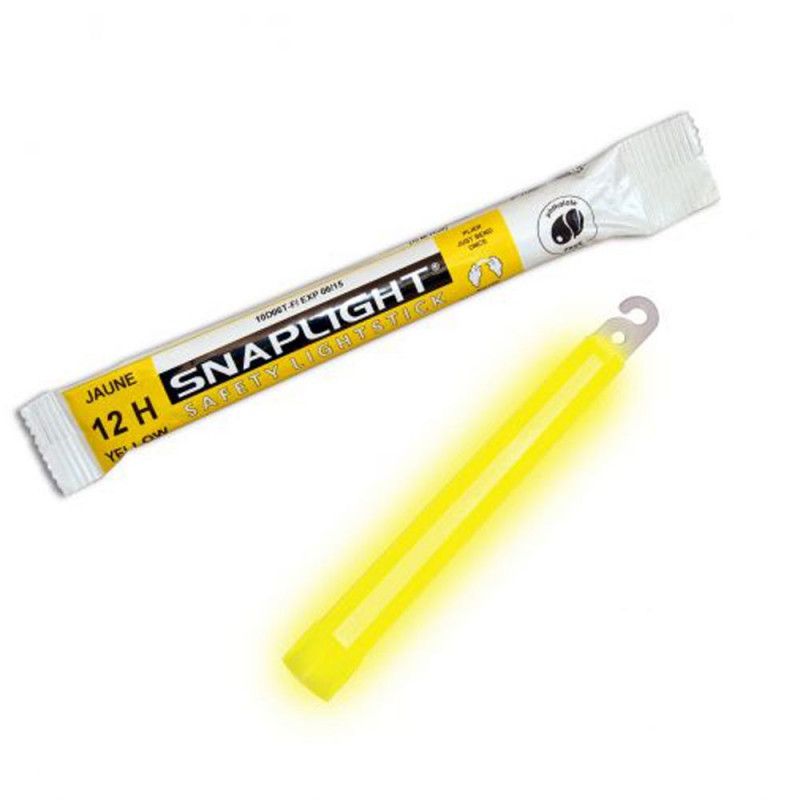 Baton lumineux Snaplight - jaune - Boite de 100