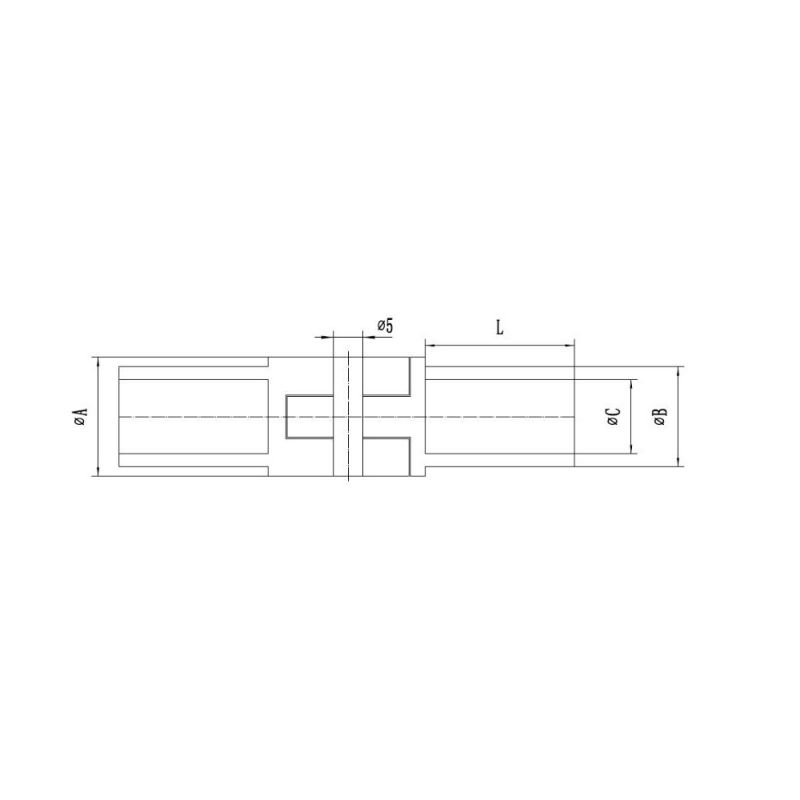 Collier articulé à œil pour tube inox 22 à 25 OSCULATI - Bimini & taud de soleil bateau - H2R Equipements