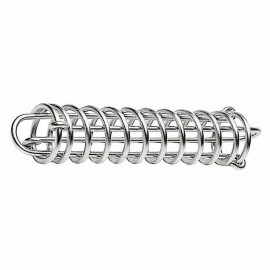 Ressort amortisseur d'amarrage - inox - ø 5 mm - 270 x 53 mm