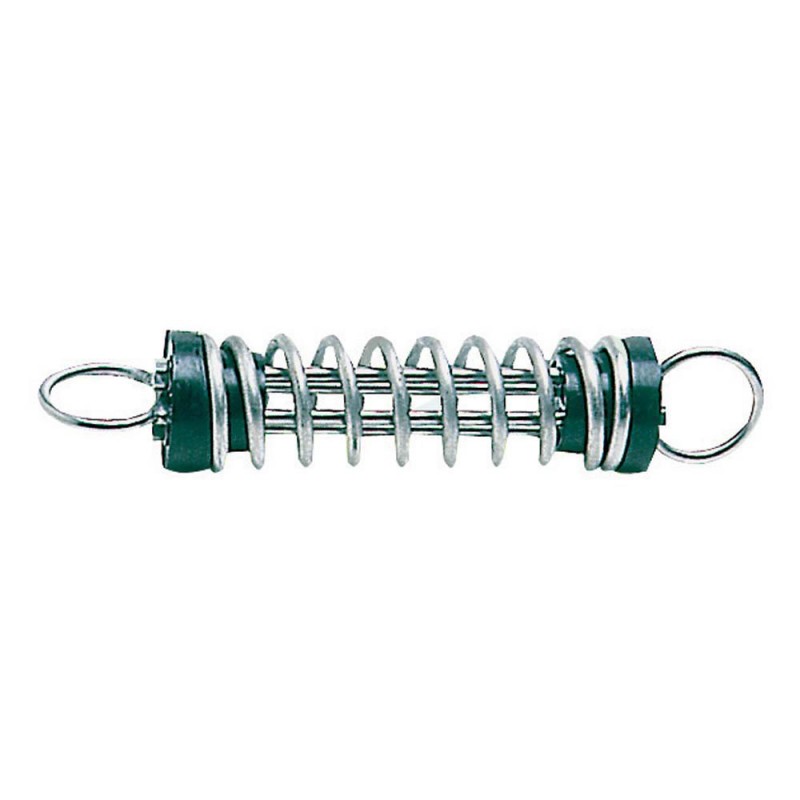 Amortisseur d'amarrage avec silentblocs - inox - 300 x 57 mm