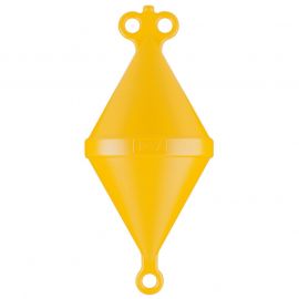 Bouée de corps-mort bi-conique - Ø 220 mm - jaune