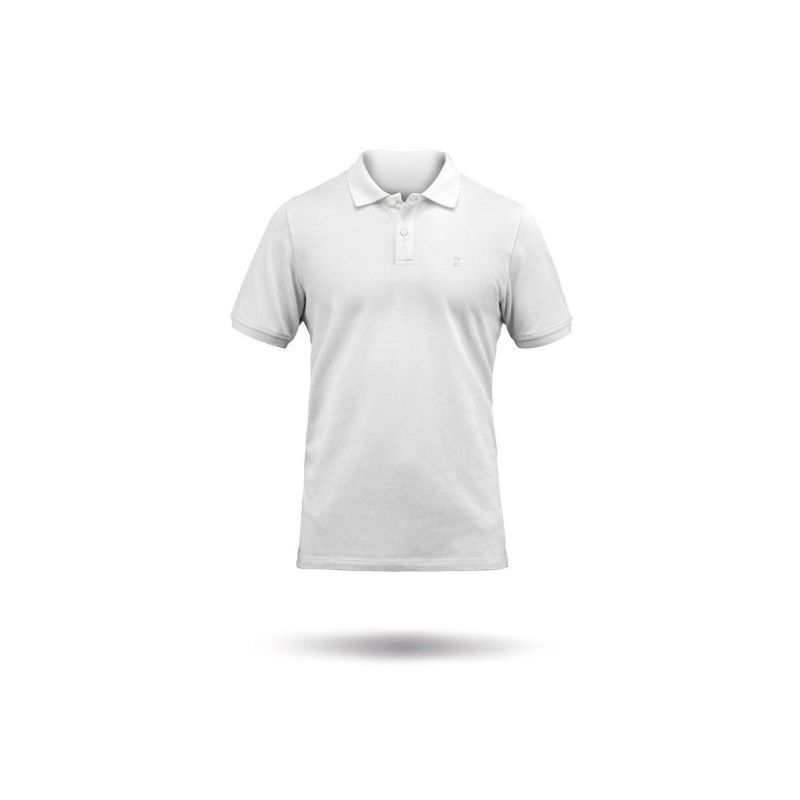 Polo Premium en coton pour hommes - Blanc