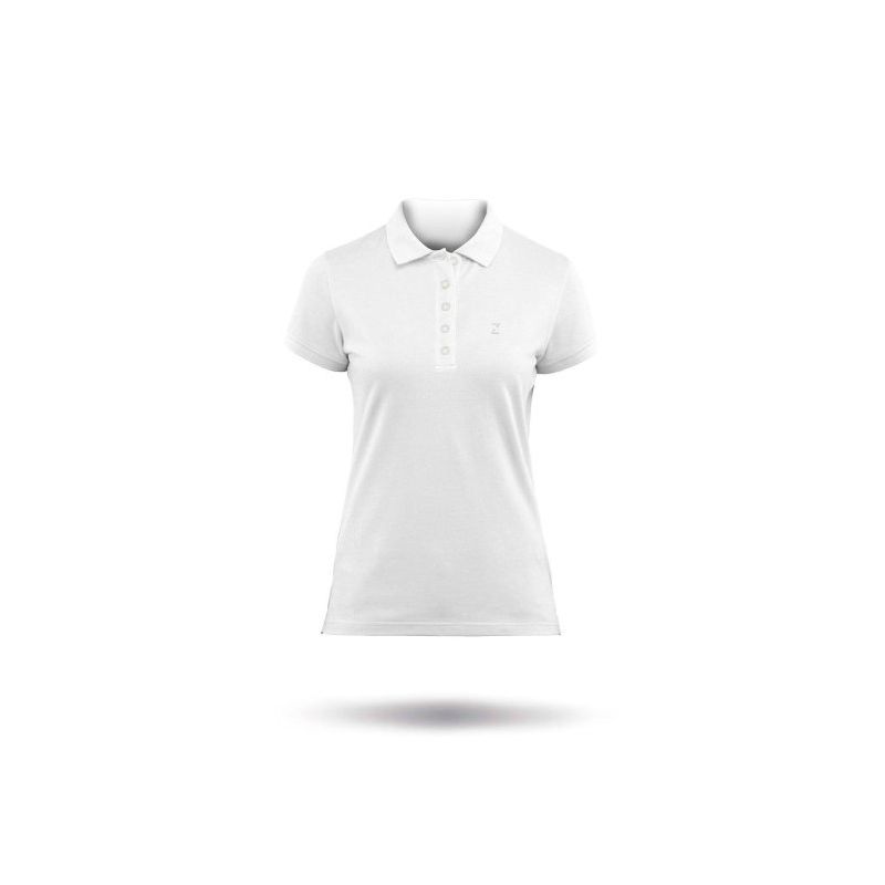 Polo Premium en coton pour femmes - Blanc