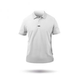 Polo coton pima blanc pour homme