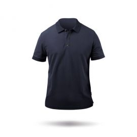 Polo coton pima bleu pour homme