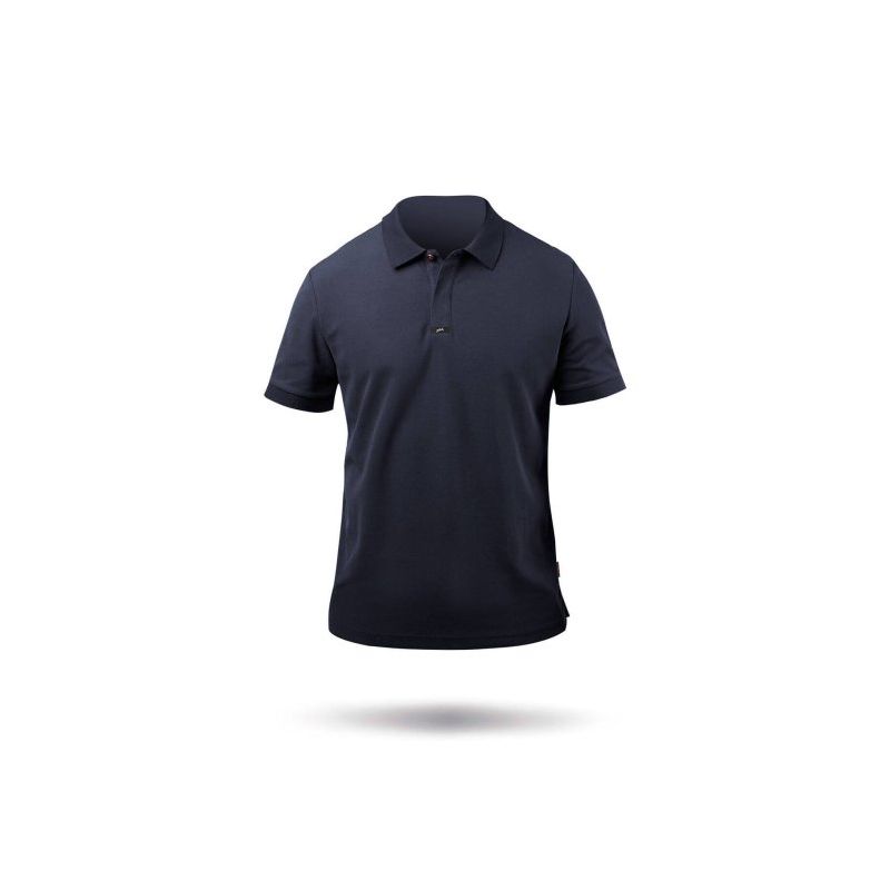 Polo coton pima bleu pour homme