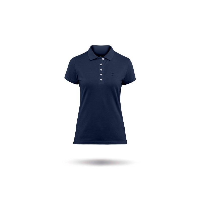 Polo Premium en coton pour femmes - Navy