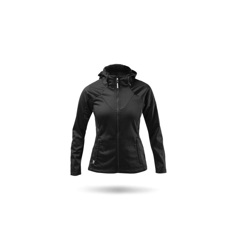 SWEAT CAPUCHE TECH NOIR FEMME XS