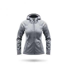 Sweat à capuche Tech platine pour femme