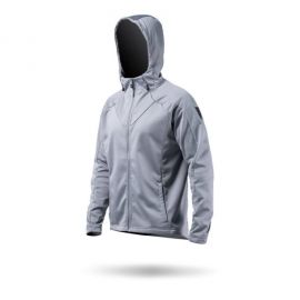 Sweat à capuche Tech platine pour homme