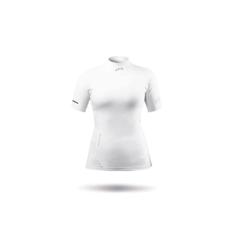 HAUT MC ECO SPANDEX BLANC FEMME XS