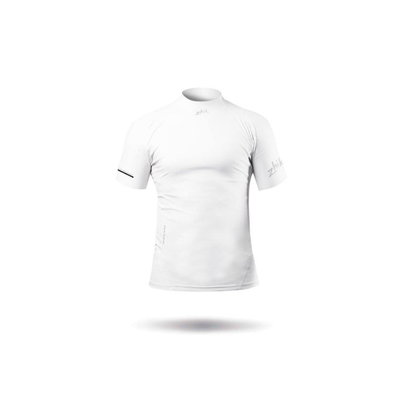 Haut à manches courtes Eco Spandex blanc pour homme