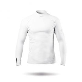 Haut à manches longues Eco Spandex blanc pour homme