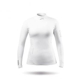 Haut à manches longues Eco Spandex blanc pour femmes