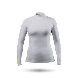 Haut à manches longues Eco Spandex platine pour femmes