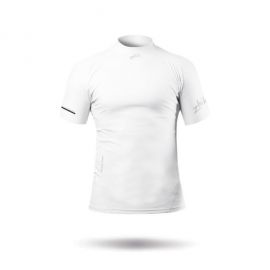 Haut à manches courtes Eco Spandex blanc pour homme