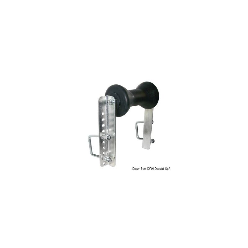 Rouleau central simple avec crochets -