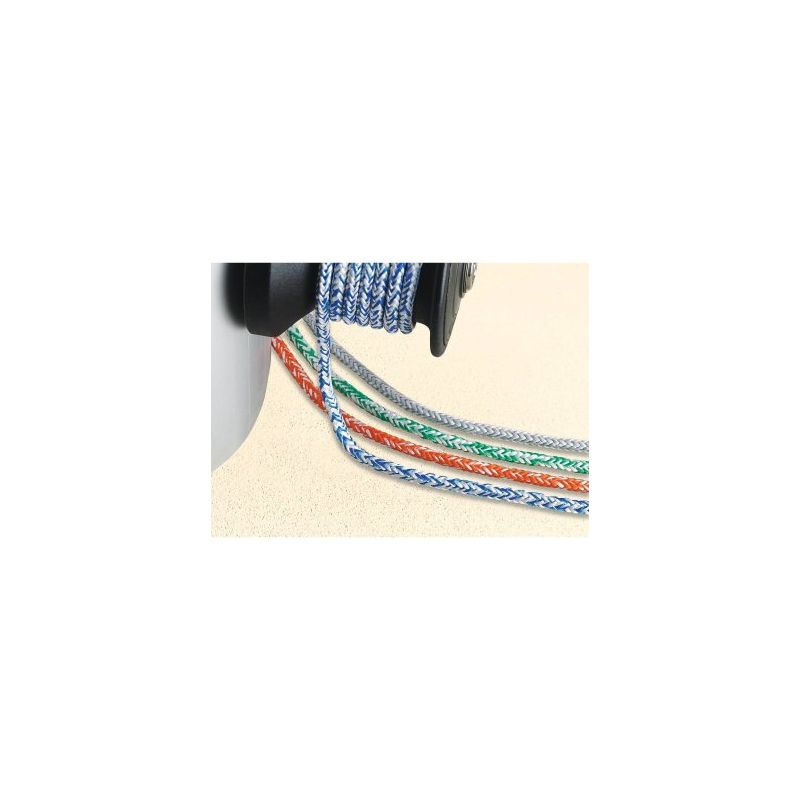 Drisse polyester 24 fuseaux - Ø 12 mm - rupture 2300 kg - jaune
