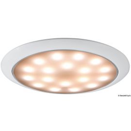 Plafonnier LED sans encastrem Day/Night blanc/inox -